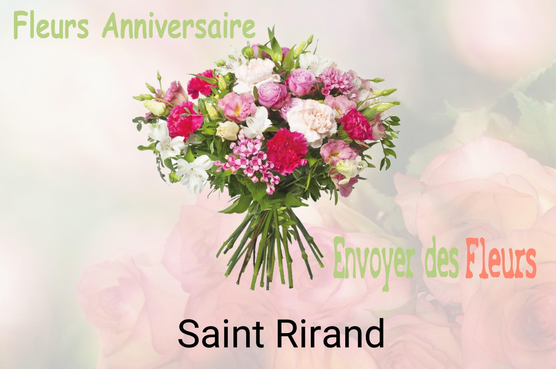 Bouquet de fleurs d’anniversaire livré à Saint-Rirand