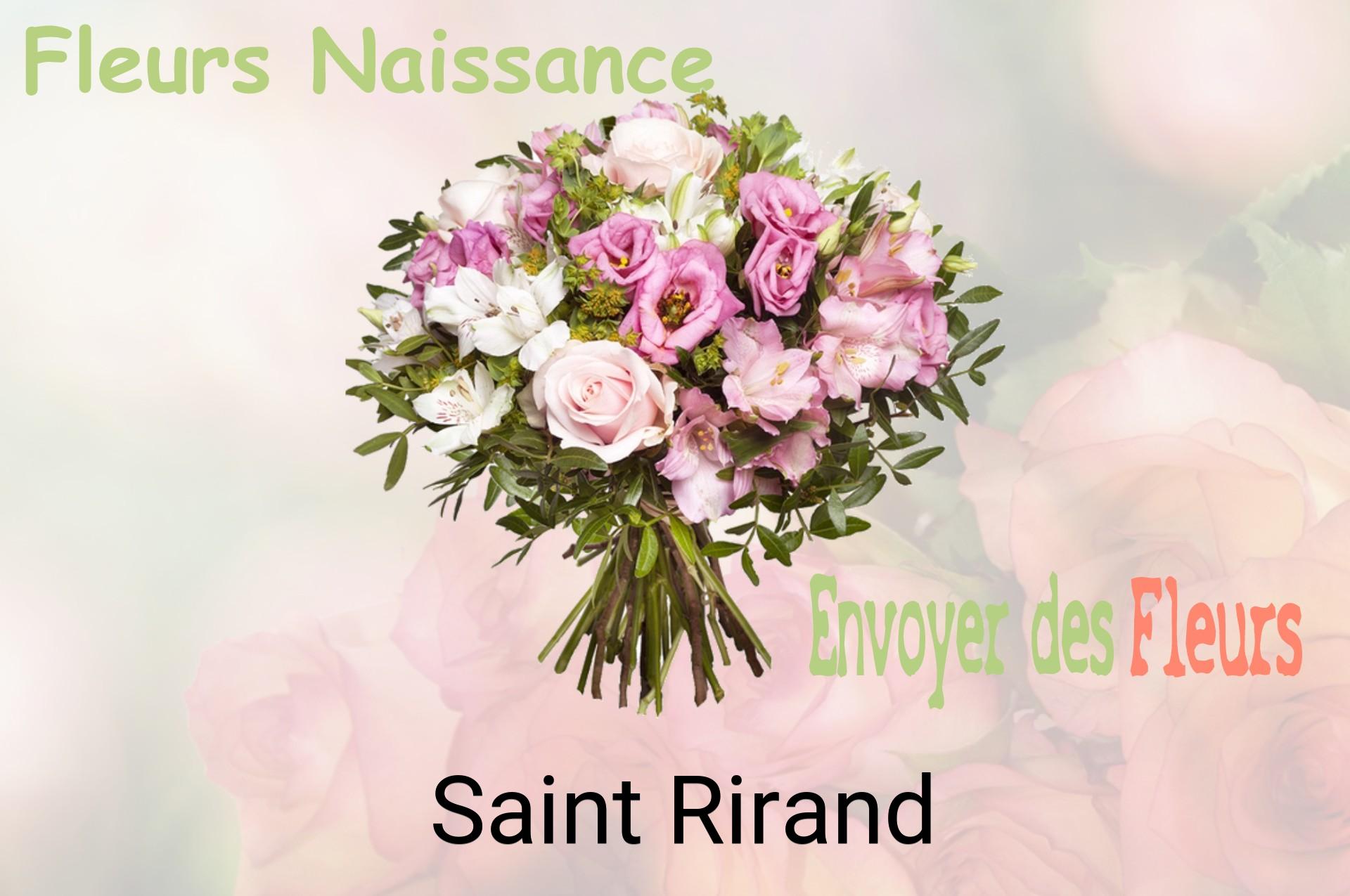 Bouquet de fleurs de naissance livré à Saint-Rirand